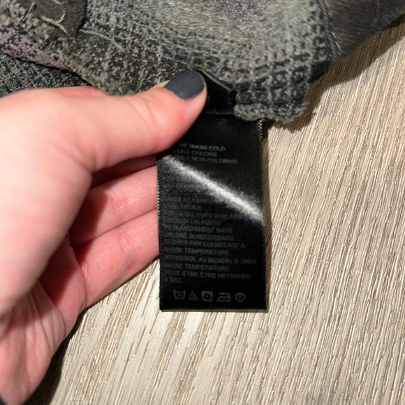 Free People Anneli Plaid Shirt Jacket in Spanish Olive - Picture 4 of 6